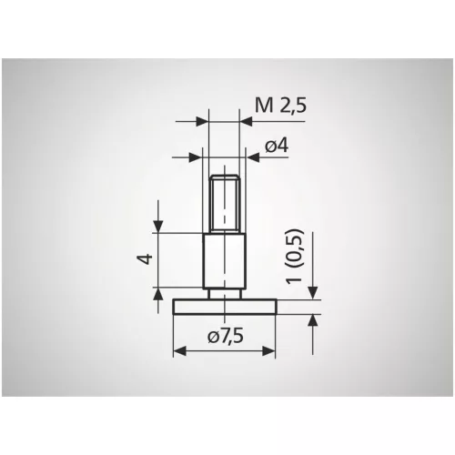 Mahr Tárcsás mérőbetét 1 mm
