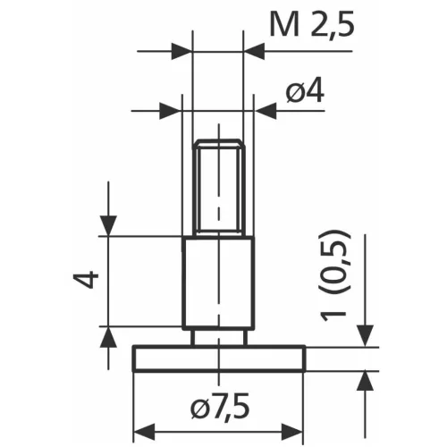 Mahr Tárcsás mérőbetét 1 mm