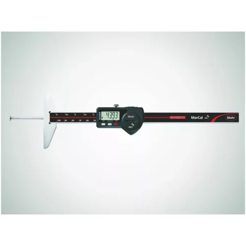 Mahr Digitális horony mélységmérő tolómérő IP 67 100 mm