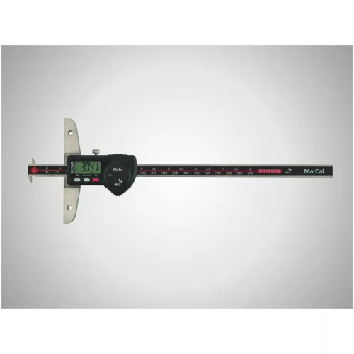 Mahr Digitális horony mélységmérő tolómérő IP 67 300 mm
