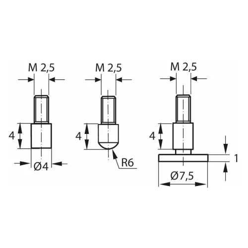 Mahr Digitális horony mélységmérő tolómérő IP 67 300 mm
