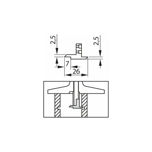 Demm Mérőbetét a 418770 sz. mélységmérő tolómérőhöz A