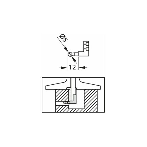 Demm Mérőbetét a 418770 sz. mélységmérő tolómérőhöz B