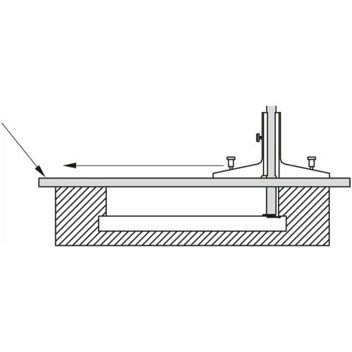 Mérőhíd a 418770 sz. mélységmérő tolómérőhöz  400 mm