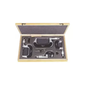 Mitutoyo Kengyeles mikrométer készlet 0-100 mm