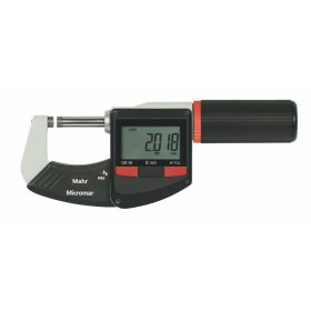   Mahr Digitális kengyeles mikrométer tolóorsóval, adatkimenettel 0-25 mm