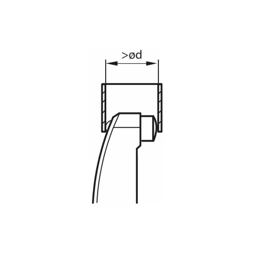 Mahr Digitális kengyeles mikrométer ívelt felülethez 0-25 mm