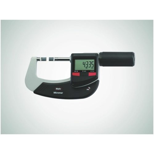 Mahr Digitális kengyeles mikrométer horonyméréshez 0-25 mm