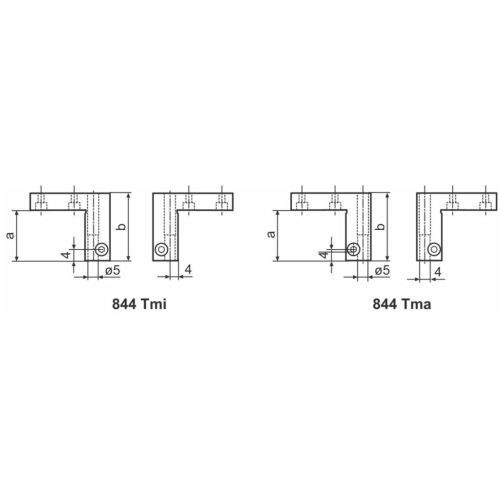 Mahr Mérőbefogó pár, furattal A