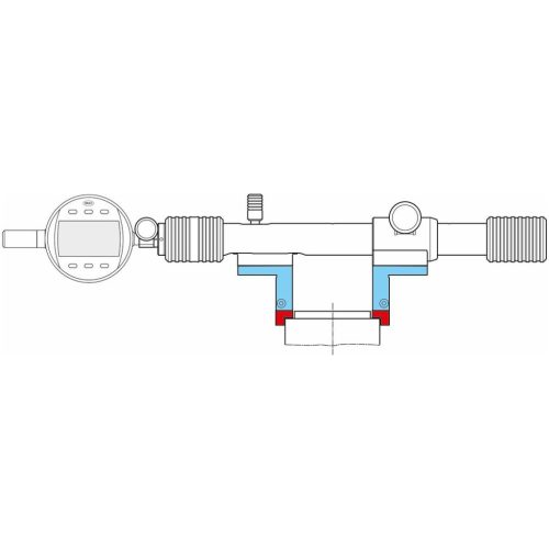 Mahr Mérőbefogó pár, furattal A