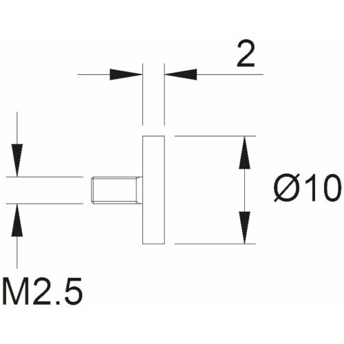 Bowers Group Mérőbetét mérőkarokhoz, darab P