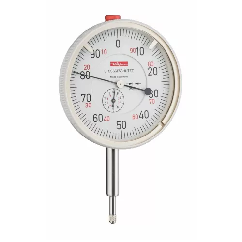 Käfer Precíziós nagy mérőóra ütésvédett 10/80 mm