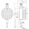 Mahr Digitális mérőóra i-wi leolvasás 0,0005 mm 12,5 mm