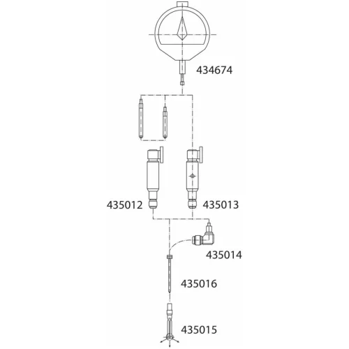 Mahr Finomkijelző 130/5 µm
