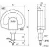 Mahr Finomkijelző 250/10 µm