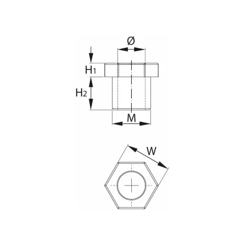 Holex Belső befogócsavar készlet, 5 darabos 10 mm