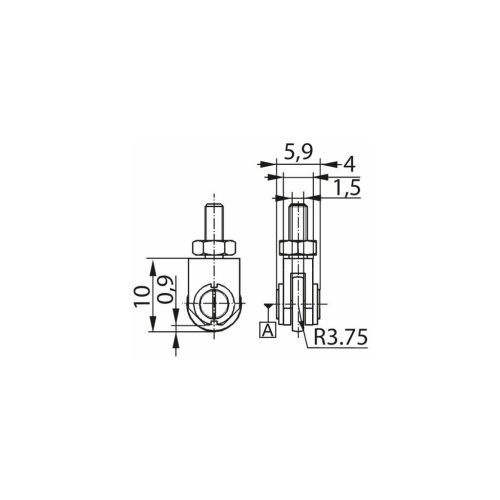 Holex Acél tapintó 28