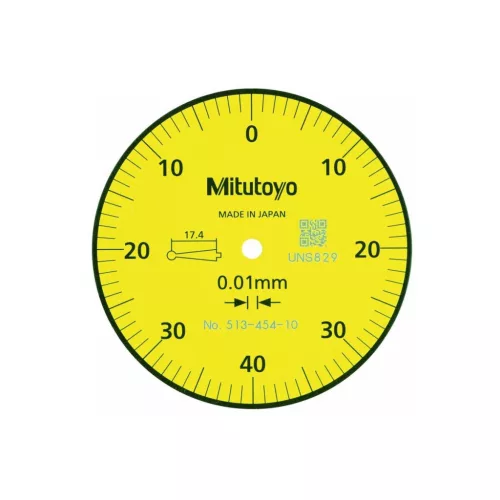 Szögtapintós mérőóra horizontális számlappal, tapintókar hossza 17,4 mm  0,4/39 mm