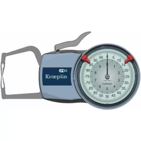 Kroeplin Külső tapintókaros mérőóra 0-10 mm