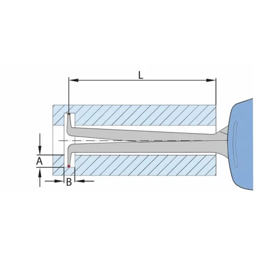Kroeplin Digitális belső tapintókaros mérőóra 5-15 mm
