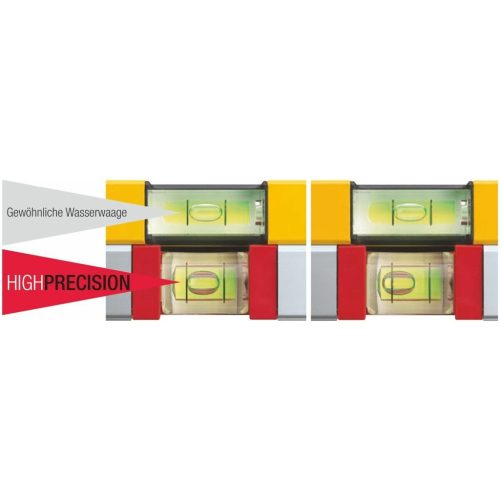 Bmi Nagy pontosságú alumínium vízmérték Highprecision R1000 1800 mm