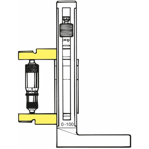 Kobra Mérőcsőr pár hengeres toldattal 10 mm