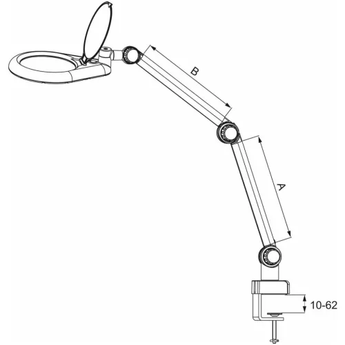 Holex Gyűrűs nagyítólámpa 175 mm
