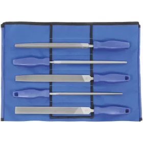   Dick Univerzális reszelőkészlet, 5 darabos, felgöngyölhető tokban 2-es vágat 200 mm