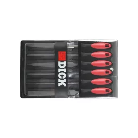   Kulcsreszelő készlet, 2K nyél, 6 darabos műanyag tasakban