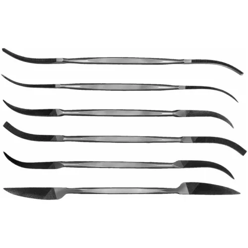 Vallorbe Precíziós hornyoló reszelő, közepes Hossz 180 mm 713