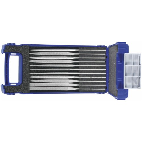 Pferd Gyémánt tűreszelő készlet, 11 darabos, 140 mm D91 µm