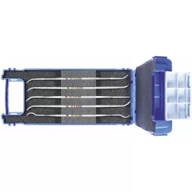   Gyémánt hornyoló reszelő készlet, 5 darabos, 150 mm  D126 µm