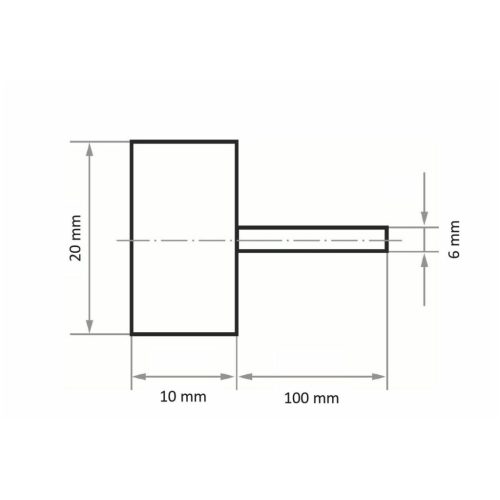 Lukas Lamellás csiszoló (A) 20X10 mm