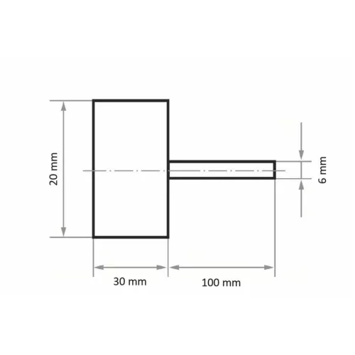 Lukas Lamellás csiszoló (A) 20X30 mm