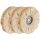 Sisal rongykorong készlet, 3 darabos, impregnálással előpolírozáshoz 200 mm