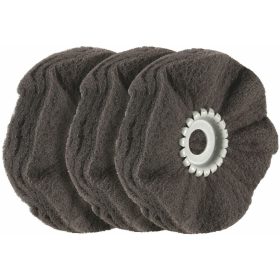   Osborn Csiszolóvlies korong készlet, 3 darabos (SiC), szatináláshoz finom 100 mm