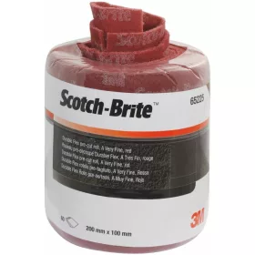   3M Scotch-Brite Kézi csiszoló vlies lapok, 60 darabos tekercs Durable Flex 1000