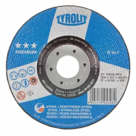   Tyrolit Nagyoló csiszolótárcsa PREMIUM***"2 in 1“ 115X4 mm