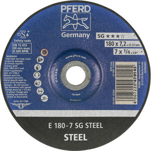 Nagyoló csiszolótárcsa SG-STEEL 178X7 mm