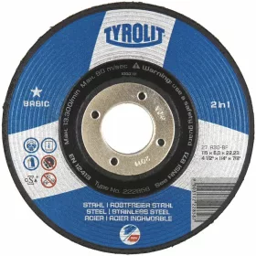   Tyrolit Nagyoló csiszolótárcsa Basic*"2 in 1“ 115X6 mm