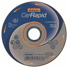   Garant CerRapid vágótárcsa EXTRA VÉKONY, acél, INOX 115 mm