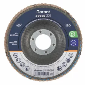 Garant Legyezős csiszolótárcsa speed ZA sík 120
