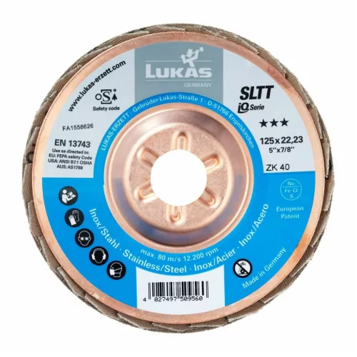 Lukas Legyezős csiszolótárcsa SLTT (ZA), sík-kúpos acélhoz 60