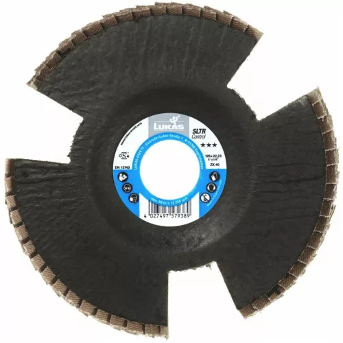 Lukas Látómezős csiszolótárcsa SLTR Control, (ZA) Acélhoz és INOX-hoz 40