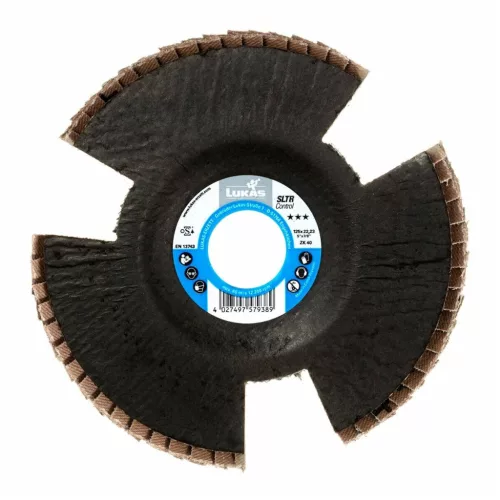 Lukas Látómezős csiszolótárcsa SLTR Control, (ZA) Acélhoz és INOX-hoz 80