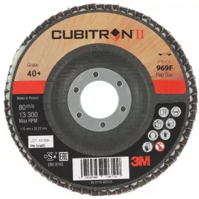   3M Legyezős csiszolótárcsa 969F Cubitron™ II, üvegszálas tányér kúpos 40