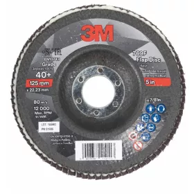   3M Legyezős csiszolótárcsa 769F, üvegszövet tányér kúpos 120