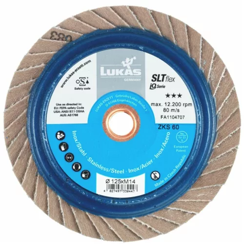 Lukas Legyezős csiszolótárcsa SLTFlex (ZA), M14 befogó 60