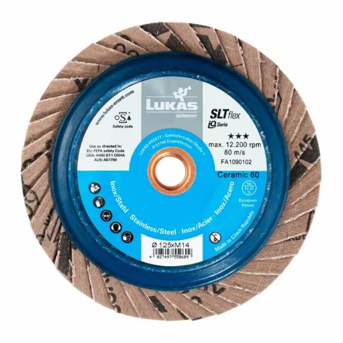 Lukas Legyezős csiszolótárcsa SLTFlex (ZA), M14 befogó 80