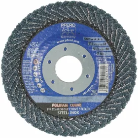   Pferd Legyezős csiszolótárcsa acélhoz, POLIFAN-CURVE (ZA) 115X14 mm